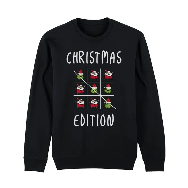 Bild: Weihnachtspullover - Weihnachtsmuffel - Tic-Tac-Toe - Christmas Edition.