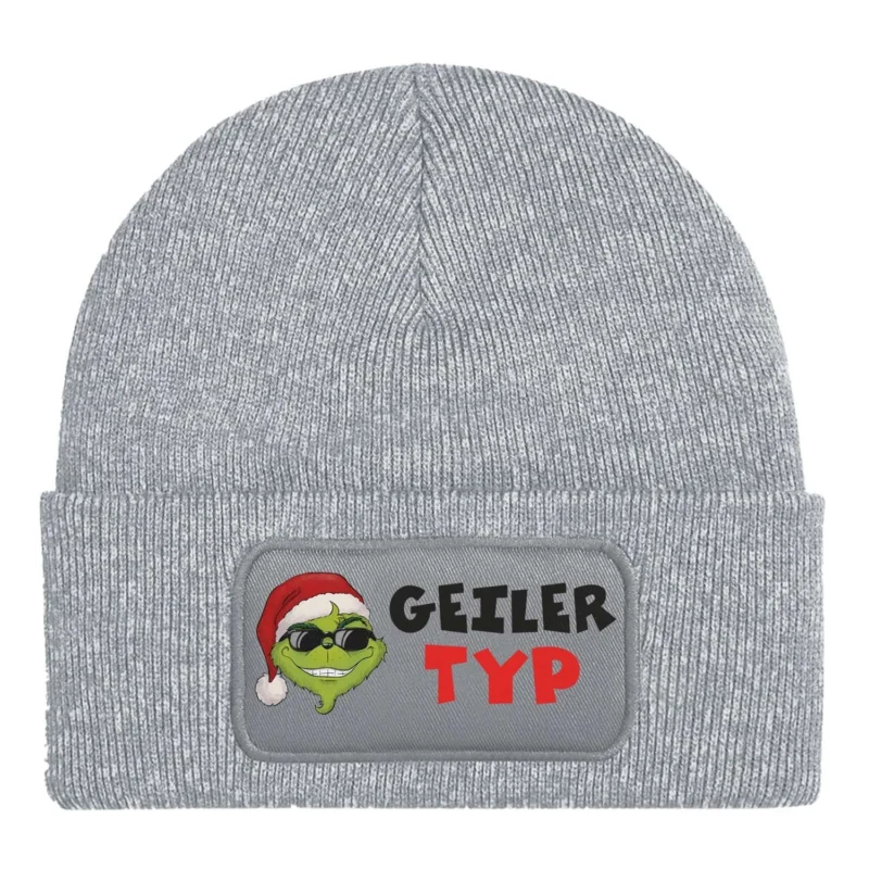 Bild: Beanie Mütze - Cooler Weihnachtsmuffel - Geiler Typ.