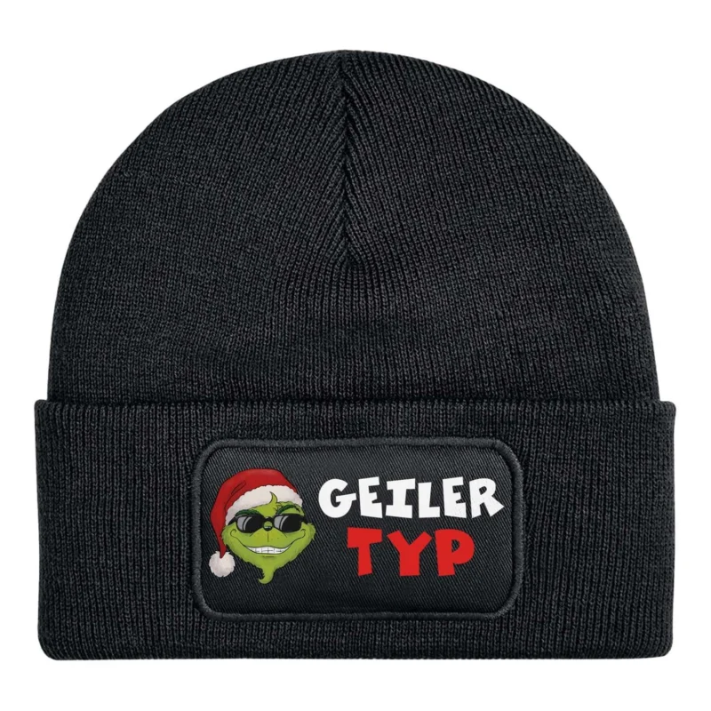 Bild: Beanie Mütze - Cooler Weihnachtsmuffel - Geiler Typ.