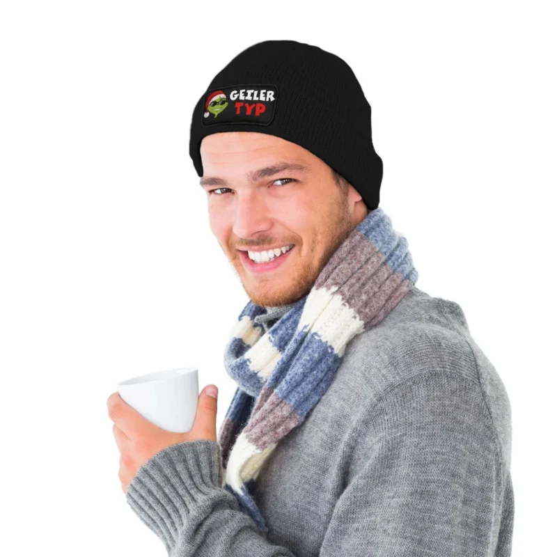 Bild: Beanie Mütze - Cooler Weihnachtsmuffel - Geiler Typ.