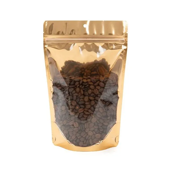 Stand Up Pouches Peach 14,9x8,9x23,2cm With Hanghole