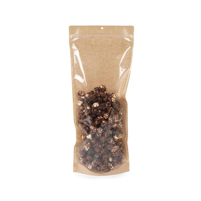 Kraft Stand Up Pouch 17.8x6x43.2 cm