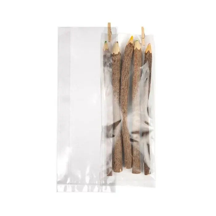 Plastic Bags 7.6x3.2x21cm with side gusset