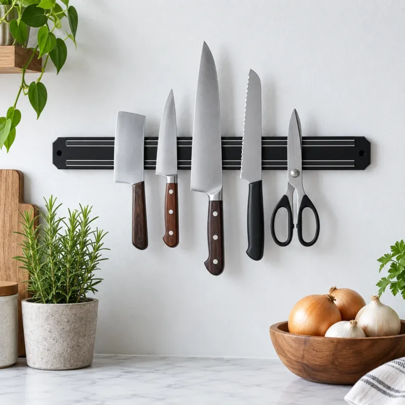 Wall Mount Magnetic Knife Holder
