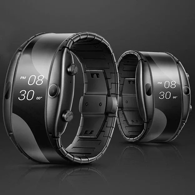 Elegant Flexible Timepiece Bluetooth Smart Watch - Image 0