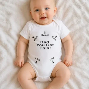 '' Dad You got this! '' Funny Baby Jumpsuit for babies - Image 0