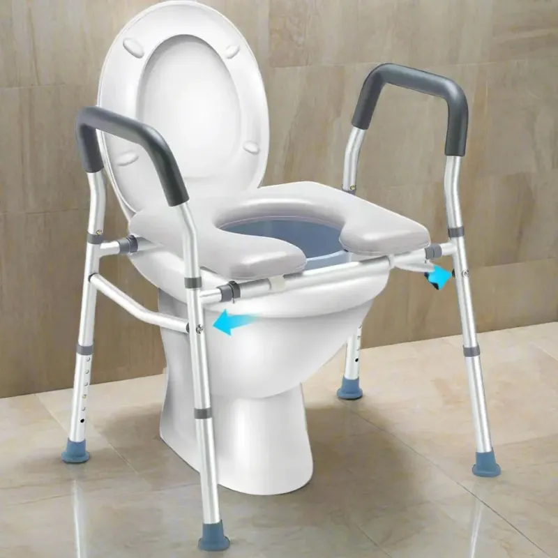 Elderly Friendly Adjustable Portable Toilet Seat - Image 0