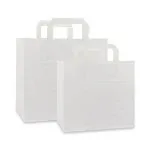 Take-away bags 26+17x25cm White (250 pcs)
