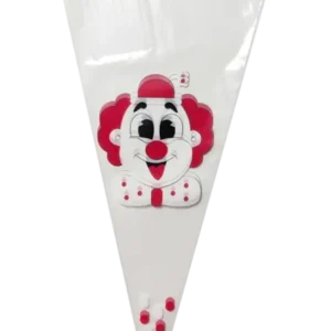 Conical bag 25x46cm 1 pound Clown (250 pcs)