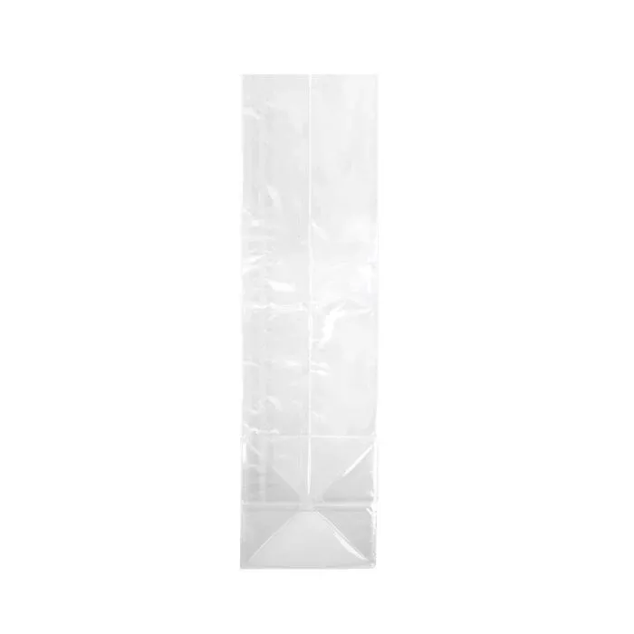 Block Bottom Bags Clear 12.7x12.7x46.4cm