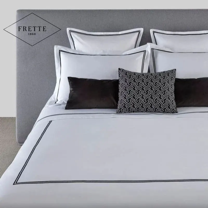 Copripiumino Raso Liscio 300 fili New York cm 280x240 (King Size) - Frette