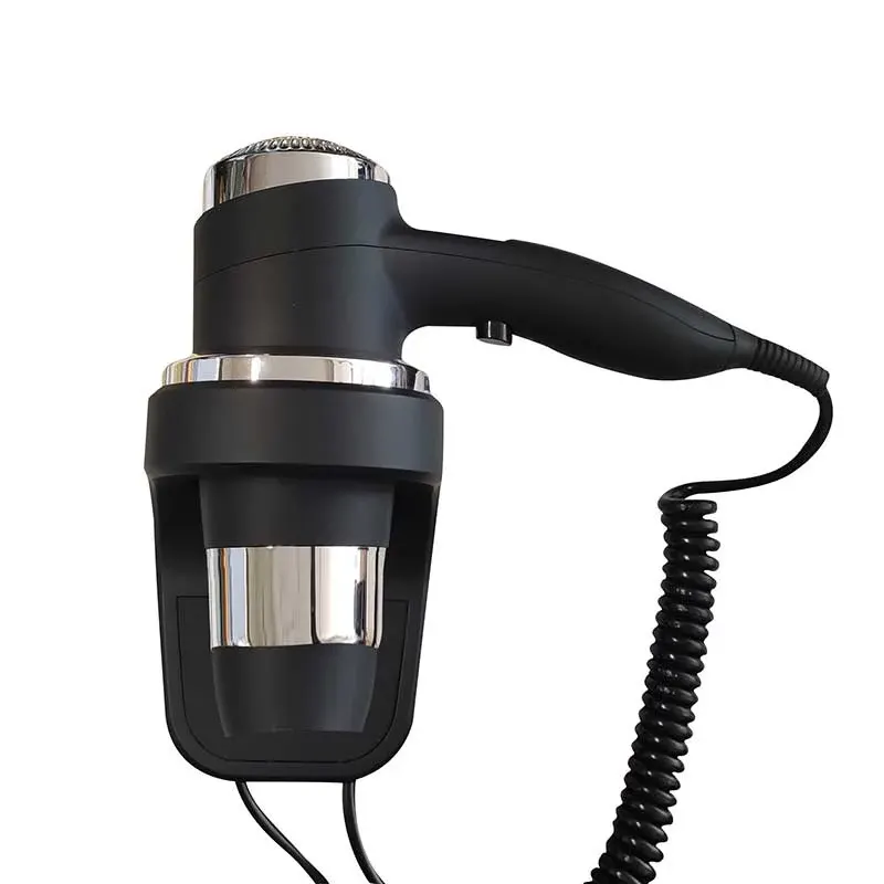 Asciugacapelli da parete 1600W, nero