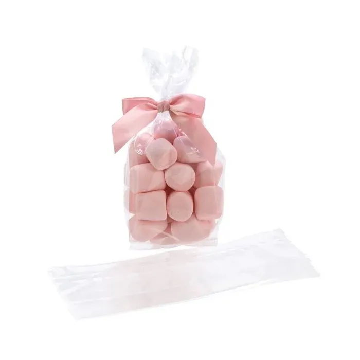 Plastic Bags 8.9x5.7x24.8cm with side gusset Heavy Duty