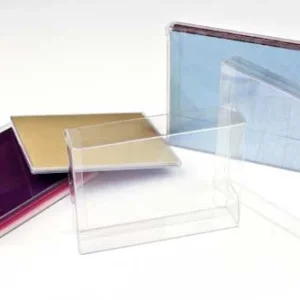 Plastic Gift Boxes 9.5x2.1x13.2cm Crystal Clear