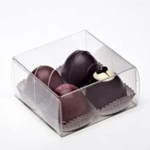 Plastic Gift Boxes 8.3x2.9x8.3cm Crystal Clear