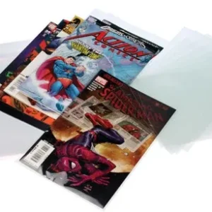 Plastic Bags for Comic Books 17.5x26 + 3cm with Protective Closure (100 pieces