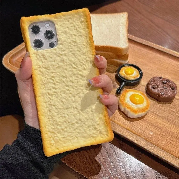 3D Yummy Toast Armor Phone Case - Image 0
