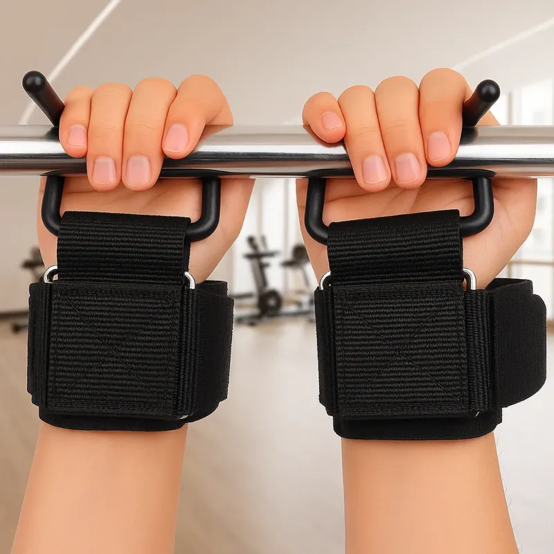 Non-Slip Gym Support Weight Lifting Hook - Image 0