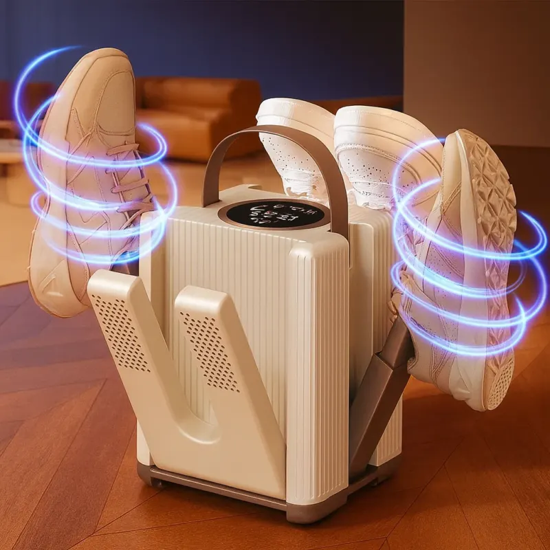 Six-Arm Quick Heating Foldable Electric Shoe Dryer - Image 0