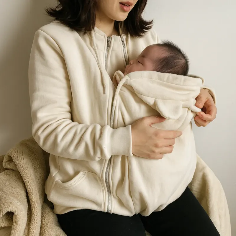 Kangaroo Nest Parent Kids Hoodie - Image 0