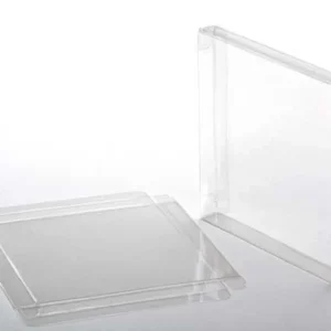 Plastic Gift Boxes 14.2x1.6x11.6cm Crystal Clear
