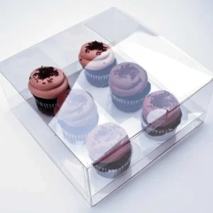 Cupcake Boxes for Six 22.9 x 22.9 x 10.2cm