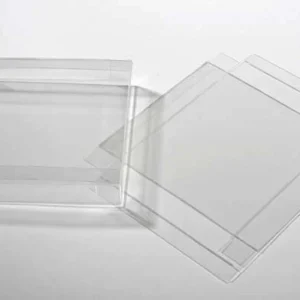 Plastic Gift Boxes 14.9x2.5x14.9cm Crystal Clear