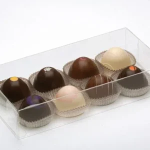 Plastic Gift Boxes for "chocolate" Truffels 10.8x4.1x21.6cm