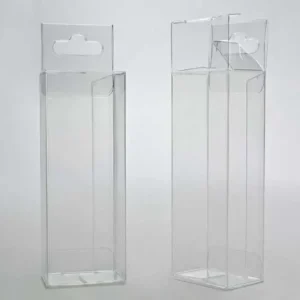 Plastic Gift Boxes 3.8x2.5x10.2cm with Hanger part