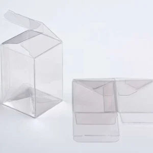 Plastic Gift Boxes 10.2x10.2x15.2cm Autolock Bottom