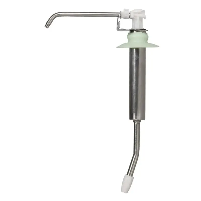 ingo-man® plus T/TLS 30er IMP Pumpe für 1000 ml Spender, Edelstahl gekröpftes Saugrohr, für Flüssigkeiten