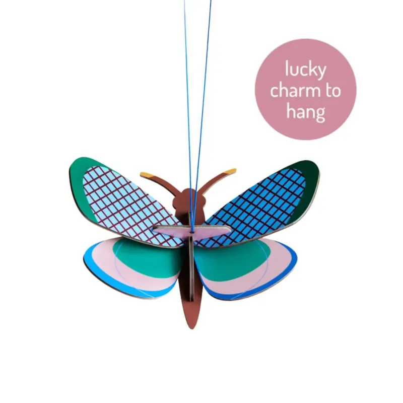 Lucky Charm Anhänger 'Grid Butterfly'