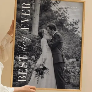 Kişiye Özel Best Day Ever Poster - Özel Tasarım