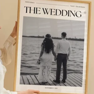 Kişiye Özel The Wedding Poster - Özel Tasarım