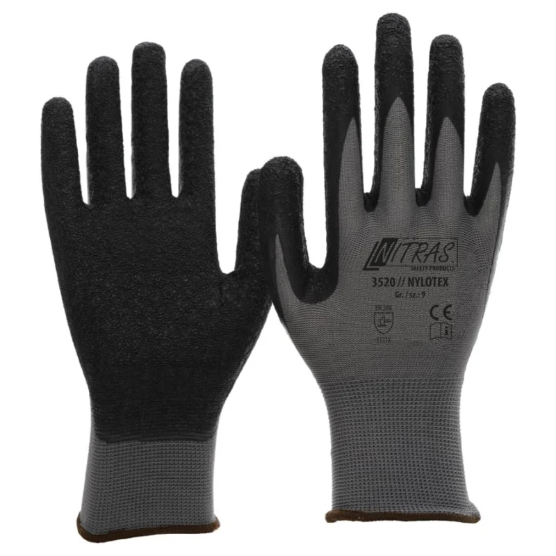 NITRAS "Nylotex" Schutzhandschuh Größe 7 – 1 Paar