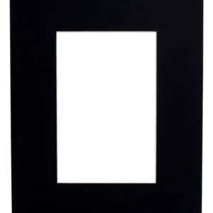 Mount Board 413 Black 20x28cm with 12x17cm window (5 pcs)