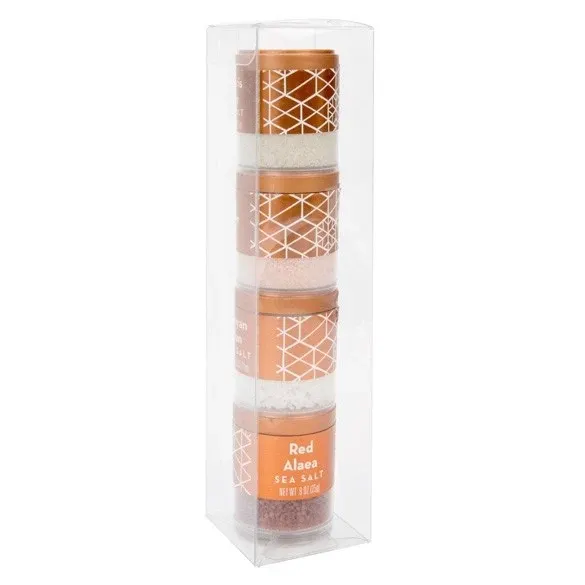 Plastic Gift Boxes 5.2x5.2x20.6cm Autolock Bottom