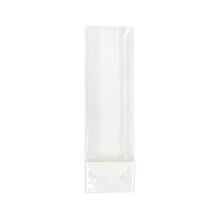 Flat Bottom Gusset w/ Paper Insert, 9 x 5,5 x 30,5 cm