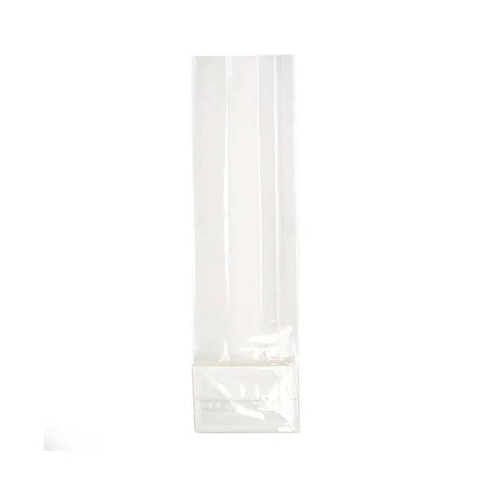 Flat Bottom Gusset w/ Paper Insert, 7 x 5 x 25,5 cm