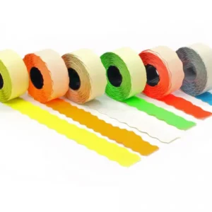 Price label 26x12 mm white permanent 1500 pcs. per roll (1 roll)