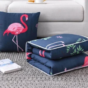 2In1 Colorful Cartoon Pillow Blanket - Image 0