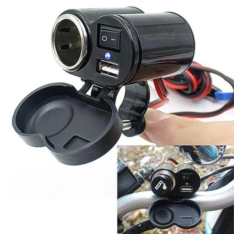 Motorcycle Waterproof USB Power Charging Port - Image 0