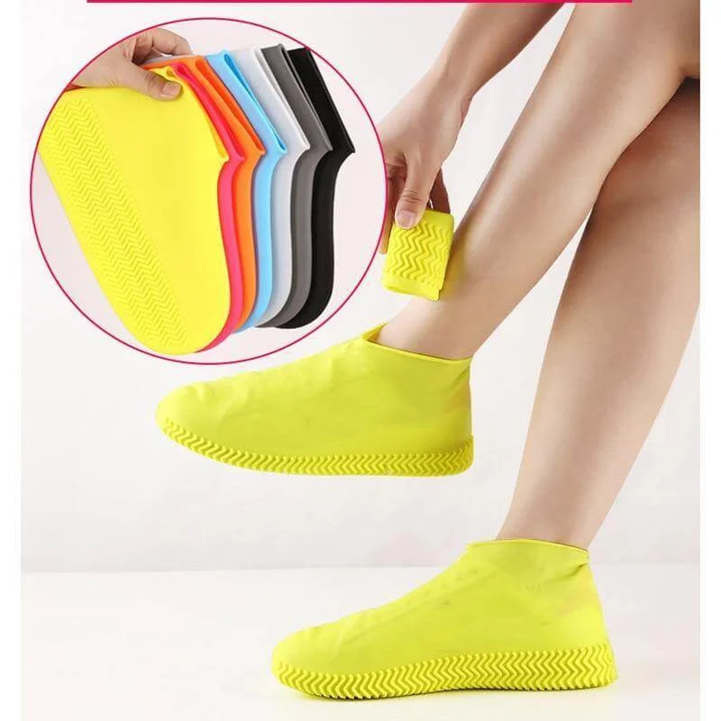 2pcs Waterproof Reusable Silicone Shoe Cover - Image 0