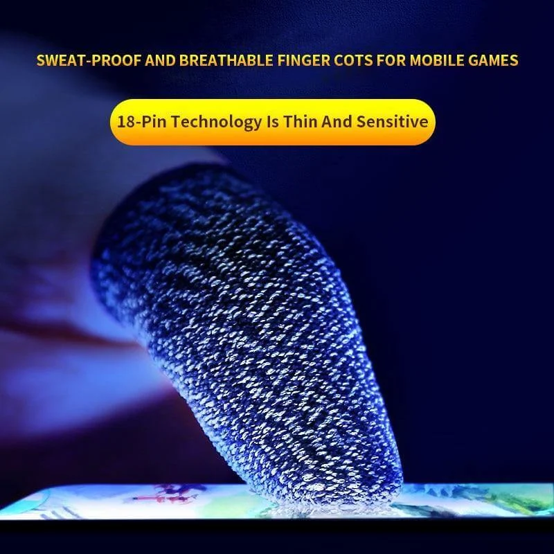 Anti-Sweat Breathable Mobile Game Finger Glove Set - Image 0