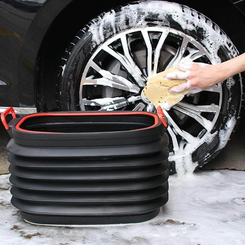 Portable Large Capacity Outdoor Car Folding Storage Bucket - Image 0