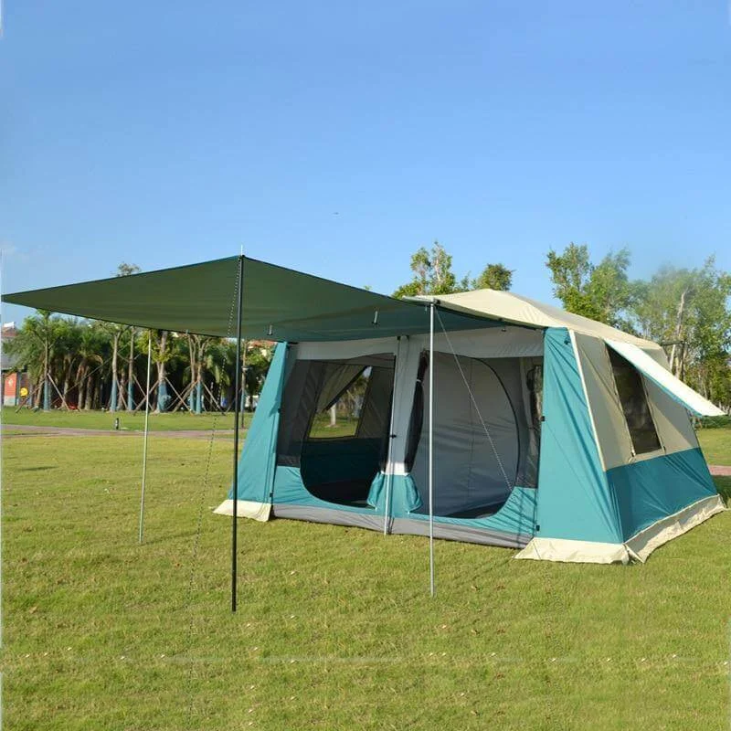 8-12 Person Ultra-Large Double Layer Gazebo Tent - Image 0