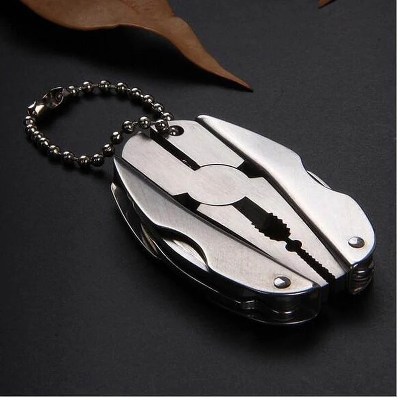 6in1 Foldable Travel Camping Keychain Tool Kit - Image 0