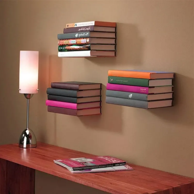 2pcs Hidden Wall Mounted Shelf Bracket - Image 0