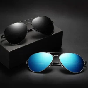 Luxury Polarized Aviator Sunglasses - Image 0