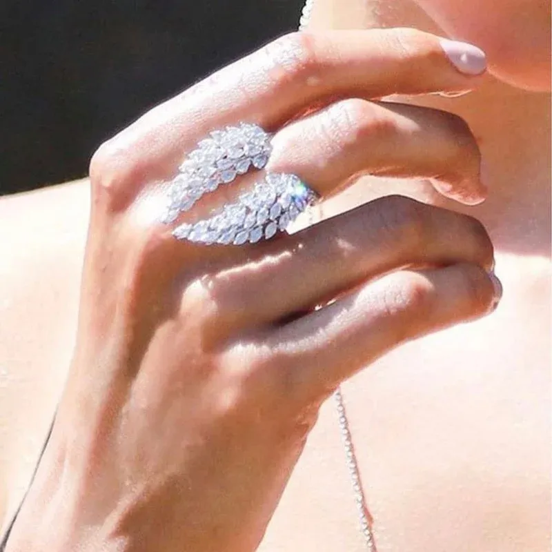 Angel Wing Zirconia Fancy Rings - Image 0